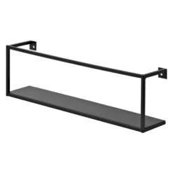 Floating Wall Shelf - Black -Smart Office Sets GUEST 3810ce75 fadc 41b1 b40b 02c54e55f061