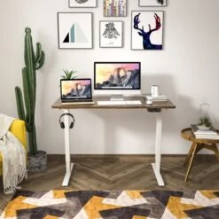 Costway Electric Adjustable Standing Up Desk Dual Motor W/ Controller -Smart Office Sets GUEST 38cb08d2 85d3 44b7 8dd0 abfcf1f20098
