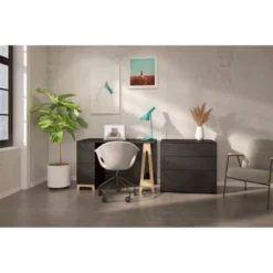 Atypik Desk With 3 Drawer File Cabinet - Nexera -Smart Office Sets GUEST 3998eef8 41d0 47c3 9cac 4caefb5a8622