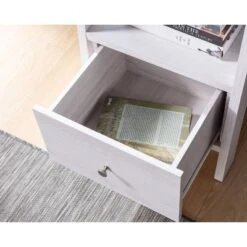 71" Graci 5 Shelf With 1 Drawer Bookcase White Oak - MiBasics -Smart Office Sets GUEST 39b6a7aa 812f 40fe bb2c 3b6fb7e8f139