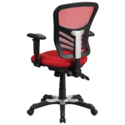 Emma And Oliver Mid-Back Mesh Triple Paddle Swivel Ergonomic Office Chair With Adjustable Arms -Smart Office Sets GUEST 3f2ddaa8 956c 459c aee4 b00964b0b621