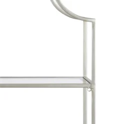 20" X 30" Ciel Tiered Wall Shelf Silver - Kate & Laurel All Things Decor -Smart Office Sets GUEST 3f48643a 51fe 4cd1 b22b 9511e8c4f34b