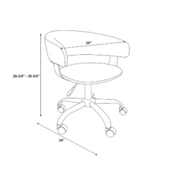 Reed Gas Lift Desk Chair - Powell Company -Smart Office Sets GUEST 413ec0e7 3a9b 4372 8280 dd326d8e2bca