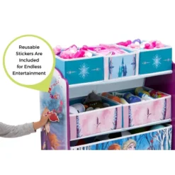 Disney Princess Disney Frozen 2 Design And Store 6 Bin Toy Organizer - Delta Children -Smart Office Sets GUEST 41a6d620 5bef 4e24 a26d 006d733d568c