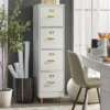 Dixie 4 Drawer Filing Cabinet White - Buylateral -Smart Office Sets GUEST 42f20ed3 ec34 49e0 9dec b0da807279c4