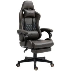 Vinsetto Racing Gaming Chair Diamond PU Leather Office Gamer Chair High Back Swivel Recliner With Footrest, Lumbar Support, Adjustable Height 15 Vinsetto Racing Gaming Chair Diamond PU Leather Office Gamer Chair High Back Swivel Recliner With Footrest, Lumbar Support, Adjustable Height -Smart Office Sets GUEST 45d7055e c0b2 4233 9eca b5dff6c5c5a1