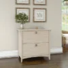 Salinas 2 Drawers File Cabinet In Antique White - Bush Furniture -Smart Office Sets GUEST 45efbc32 7165 407b 8a32 25e11b470816