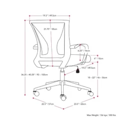 Workspace Ergonomic Mesh Back Office Chair - CorLiving -Smart Office Sets GUEST 4905c969 4501 47b6 8b9b 41e5572e36b7