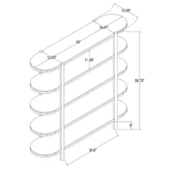 57" Portola Hills 5 Shelf Horizontal Bookcase - Threshold™ Designed With Studio McGee 18 57" Portola Hills 5 Shelf Horizontal Bookcase - Threshold™ Designed With Studio McGee -Smart Office Sets GUEST 4a1c7b50 180c 4afa a05b f287b4db2a71
