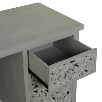 31" X 56" Traditional Wood Desk - Olivia & May 5 31" X 56" Traditional Wood Desk - Olivia & May - Image 3