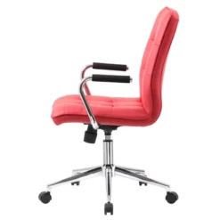 Modern Office Chair With Chrome Arms Red - Boss Office Products -Smart Office Sets GUEST 4af21825 bd45 49fb b899 1a363f68289e