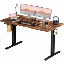 Bestier Height Adjustable Electric Standing Desk, 55" X 24" Ergonomic Sit Stand Up Desk With Hooks And Wire Holes, Memory Computer Home Office Desk -Smart Office Sets GUEST 4b6501bf 872e 42ca b4f3 0437c43b529c