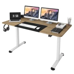 Tangkula 55" Electric Standing Desk Height Adjustable Home Office Table W/ Hook -Smart Office Sets GUEST 4cbca92f ee2c 41db 982a 10928e980d23