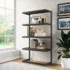 66" Cecilia Bookcase Distressed Charcoal Brown - WyndenHall -Smart Office Sets GUEST 4ed98e14 28a4 4d89 ae02 94558d361c59
