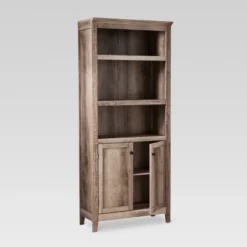 72" Carson 5 Shelf Bookcase With Doors - Threshold -Smart Office Sets GUEST 50091ed5 fc57 4bb6 a167 b371f65079f8