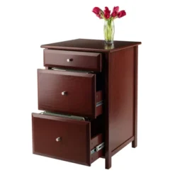 Delta File Cabinet Walnut - Winsome -Smart Office Sets GUEST 50e204b6 2364 4e71 8739 e091e0681711