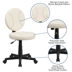 Emma And Oliver Sports Swivel Task Office Chair -Smart Office Sets GUEST 50f770e6 2f9e 47ad b26b cdc75eb71d6e