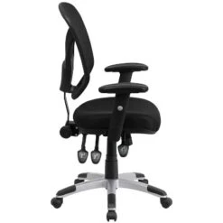 Emma And Oliver Mid-Back Black Mesh Multifunction Swivel Ergonomic Task Office Chair - Arms 18 Emma And Oliver Mid-Back Black Mesh Multifunction Swivel Ergonomic Task Office Chair - Arms -Smart Office Sets GUEST 5131c71c 7d3c 4f90 b7d4 84403ed8f148
