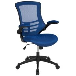 Emma And Oliver Mid-Back Mesh Swivel Ergonomic Task Office Chair With Flip-Up Arms -Smart Office Sets GUEST 529df1a9 f3df 488f a24c 0d5cd7d0b1a1