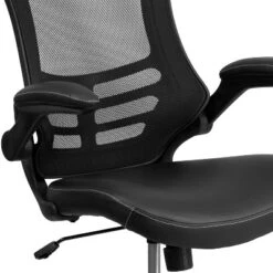 Emma And Oliver Mid-Back Mesh Swivel Ergonomic Task Office Chair With Flip-Up Arms -Smart Office Sets GUEST 52deb47b 4a7c 4818 9be4 0cd54a9fb6e6