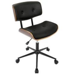 Lombardi Mid-Century Modern Office Chair With Swivel - LumiSource -Smart Office Sets GUEST 530207d6 4c50 4114 8155 49913b1508c1