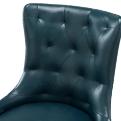 Busiris Height Adjustable Task Chair With Nailhead Trim | Karat Home-TURQUOISE 23 Busiris Height Adjustable Task Chair With Nailhead Trim | Karat Home-TURQUOISE -Smart Office Sets GUEST 531bffa9 0992 4673 8648 1085ad77f82b