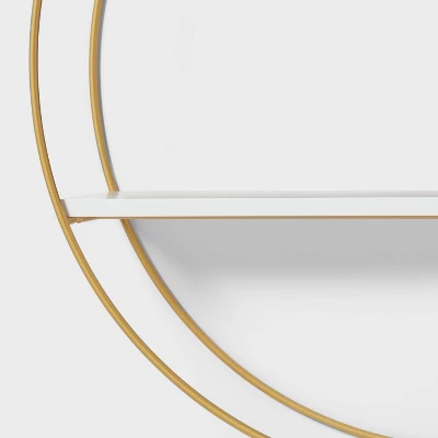 Kids' Round Shelf With Gold Wire - Pillowfort™ 5 Kids' Round Shelf With Gold Wire - Pillowfort™ - Image 3