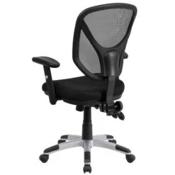Emma And Oliver Mid-Back Black Mesh Multifunction Swivel Ergonomic Task Office Chair - Arms 17 Emma And Oliver Mid-Back Black Mesh Multifunction Swivel Ergonomic Task Office Chair - Arms -Smart Office Sets GUEST 558cd771 192b 4c46 b5bb 469abfa77f26
