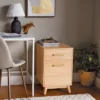 Wood Mid Century File Cabinet Light Brown - Threshold™ -Smart Office Sets GUEST 5880e203 d843 47b3 bbf7 4e14b086135d