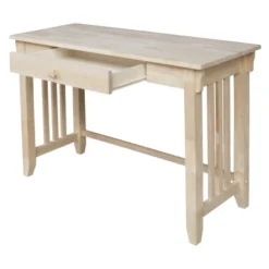 Mission Desk With Drawer - Unfinished - International Concepts -Smart Office Sets GUEST 589f5c01 91e6 46de a194 fd347636dc9d