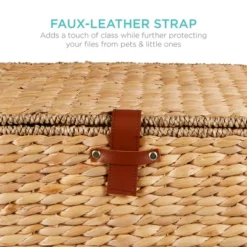 Best Choice Products Hyacinth Rolling Filing Cabinet Mobile Organizer Storage Basket W/ Lid, Locking Wheels 12 Best Choice Products Hyacinth Rolling Filing Cabinet Mobile Organizer Storage Basket W/ Lid, Locking Wheels -Smart Office Sets GUEST 590ddd4c 6f4b 4916 9f74 2e27ad85a8f2