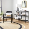 Wood & Cane 3-Shelf Console Bookcase - Hearth & Hand™ With Magnolia 1 Wood & Cane 3-Shelf Console Bookcase - Hearth & Hand™ With Magnolia -Smart Office Sets GUEST 596095e9 4c03 4531 8ca2 67b0fccefab2