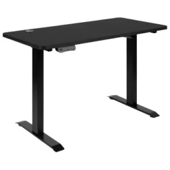 Emma And Oliver 48" Wide Black Electric Adjustable Standing Desk & Black Swivel Office Chair -Smart Office Sets GUEST 5a819894 2715 4d40 986b b37dae6145e0