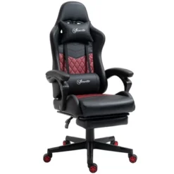 Vinsetto Racing Gaming Chair Diamond PU Leather Office Gamer Chair High Back Swivel Recliner With Footrest, Lumbar Support, Adjustable Height 14 Vinsetto Racing Gaming Chair Diamond PU Leather Office Gamer Chair High Back Swivel Recliner With Footrest, Lumbar Support, Adjustable Height -Smart Office Sets GUEST 5cd4f6c6 1dc7 4a74 9f43 412407016806