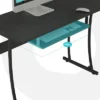 RIF6 L Shaped Modern Computer Home Office Gaming Desk With Keyboard Tray And Cable Management, Easy Assembly, Black -Smart Office Sets GUEST 5d177167 1871 4f8a b219 483fdb4be206