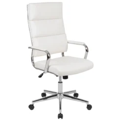 Emma And Oliver High Back LeatherSoft Contemporary Panel Executive Swivel Office Chair -Smart Office Sets GUEST 5d9c1b96 4a43 4b7b 8308 528e8ad6a61f