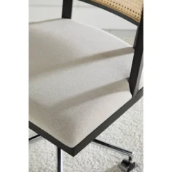 Archie Two Toned Cane Office Chair Black With Natural Cane - Abbyson Living -Smart Office Sets GUEST 5e4d5e29 0c95 46b2 bedb a37a067cf947