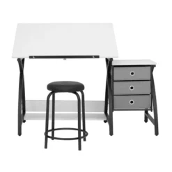Comet Plus Drawing Table And Stool Set - Studio Designs -Smart Office Sets GUEST 5e8be86a 2080 4885 94f3 0c3c2603724d