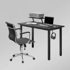 Computer Desk With Stand Black -Techni Mobili