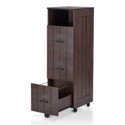 Namba 3 Drawer File Cabinet Vintage Walnut - HOMES: Inside + Out -Smart Office Sets GUEST 607673a4 f50d 403b 8bb7 5740ffa24ed1