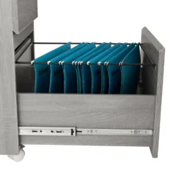 Rolling 2 Drawer Vertical File Cabinet With Lock And Storage Gray - Techni Mobili 21 Rolling 2 Drawer Vertical File Cabinet With Lock And Storage Gray - Techni Mobili -Smart Office Sets GUEST 613d2e0c 1f80 46a2 b86a 817f50dd11d1
