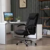 Vinsetto High Back Swivel Home Office Chair Task Ergonomic Linen Fabric Computer Chair With Arm Adjustable Height -Smart Office Sets GUEST 6221674a 9dc0 4976 9d78 5b7ad2c90787