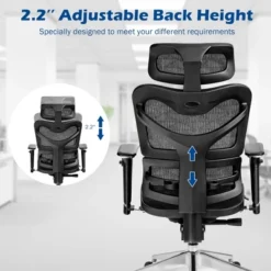 Costway Ergonomic Mesh Office Chair Adjustable High Back Chair W/ Lumbar Support -Smart Office Sets GUEST 62870e2c 3af9 4221 b58d 6063e81f7179