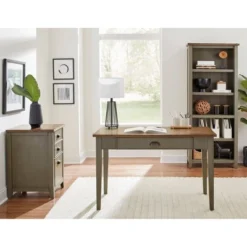 Farmhouse Open Wood Bookcase - Martin Furniture -Smart Office Sets GUEST 646007b1 2673 4c78 9cdf 35f314e3457d