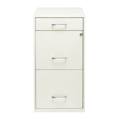 Space Solutions 3 Drawer Letter Width Vertical File Cabinet With Pencil Drawer Pearl White 3 Space Solutions 3 Drawer Letter Width Vertical File Cabinet With Pencil Drawer Pearl White