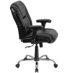Flash Furniture HERCULES Series Big & Tall 400 Lb. Rated Black LeatherSoft Ergonomic Task Office Chair With Chrome Base And Adjustable Arms 17 Flash Furniture HERCULES Series Big & Tall 400 Lb. Rated Black LeatherSoft Ergonomic Task Office Chair With Chrome Base And Adjustable Arms -Smart Office Sets GUEST 6564aeb1 455a 4272 afa7 965974de219e