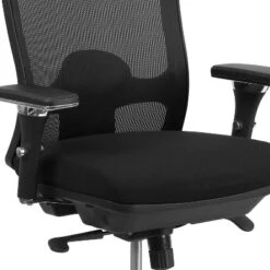 Emma And Oliver 24/7 350 Lb. Big & Tall Black Mesh Synchro-Tilt Swivel Ergonomic Office Chair -Smart Office Sets GUEST 6f436b6e 05c0 4746 809a 4cbc17058c9b