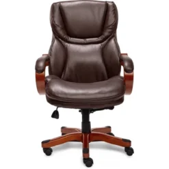 Big And Tall Executive Office Chair With Upgraded Wood Accents - Serta 33 Big And Tall Executive Office Chair With Upgraded Wood Accents - Serta -Smart Office Sets GUEST 7048c20e ed24 4d10 a327 35c145da9cec