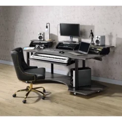 Eleazar 3 Stands Computer Desk - Acme Furniture -Smart Office Sets GUEST 715aad09 d11b 4d1a acc2 25b653462e17