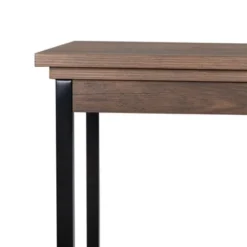 32" Oslo 3 Shelf Contemporary Wood And Metal Etagere Bookcase Brown/Black - Danya B. -Smart Office Sets GUEST 758b1d91 6a8a 445e b541 d14edb035e14